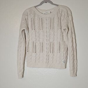 H&M Cream Cable Knit Sweater